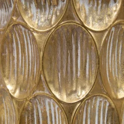 Jarrón con textura BELLI dorado 60cm