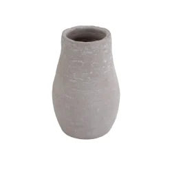 Jarrón Craft Rústico Gris 20Cm