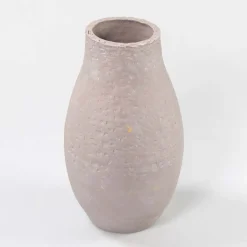 Jarrón Craft Rústico Gris 26Cm