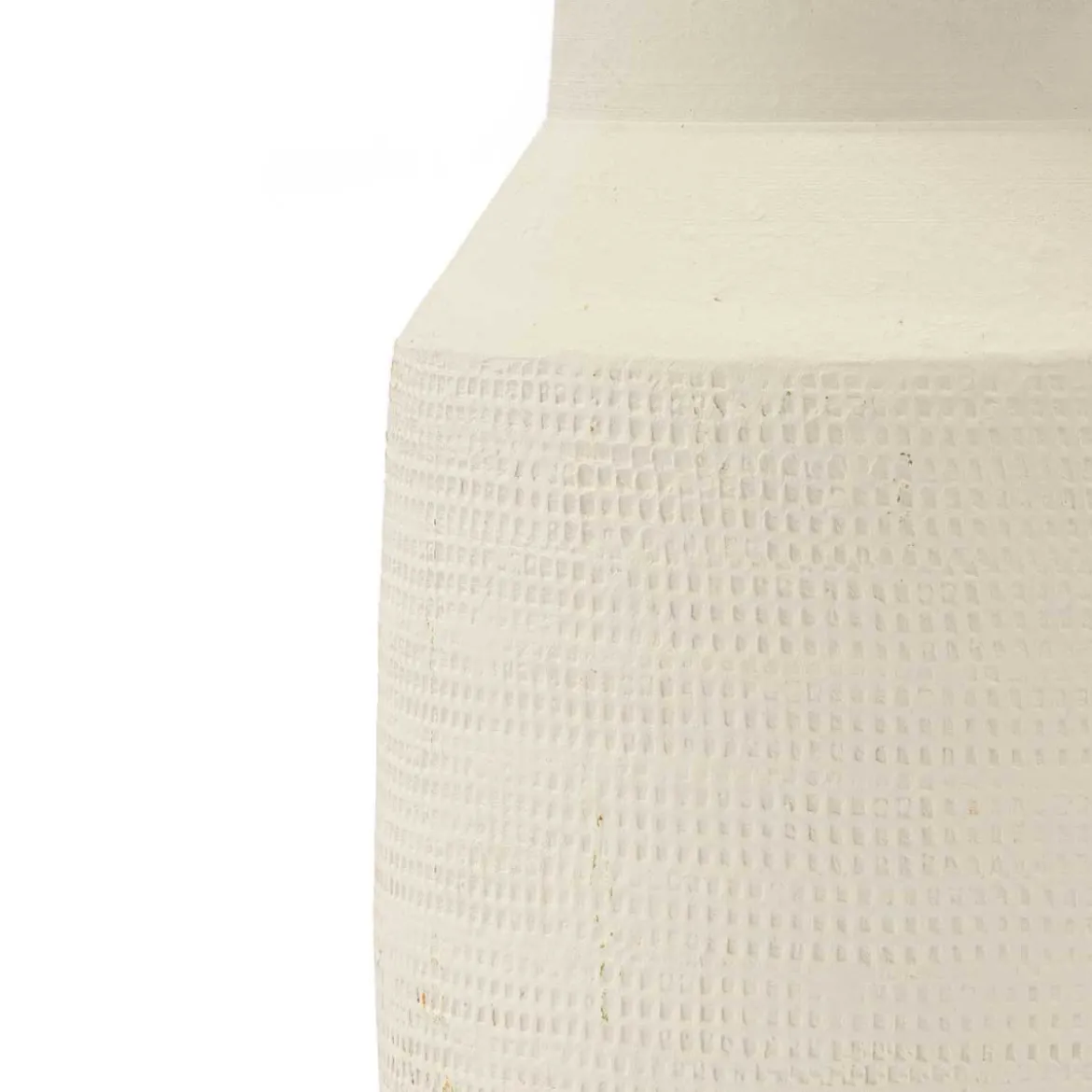 Jarrón De Cerámica Caravane Beige 20Cm