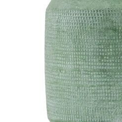 Jarrón De Cerámica Caravane Verde 20Cm