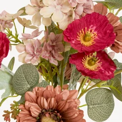 Jarrón de cerámica con flores secas 42cm