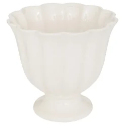Jarrón flor rosa de cerámica