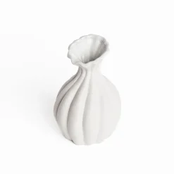 Jarrón gris de cerámica 22,4 cm