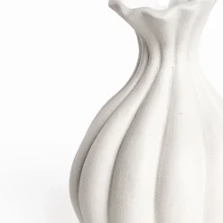 Jarrón gris de cerámica 22,4 cm