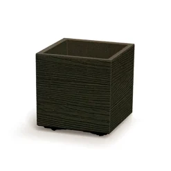 Jarrón MADERA marrón eco wood 29x28,8x28,8cm