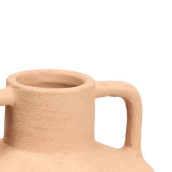 Jarrón marrón de cerámica 17.5cm