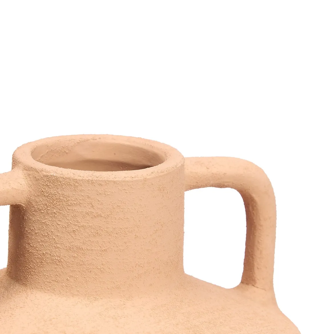 Jarrón marrón de cerámica 17.5cm