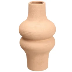 Jarrón MICHELIN marrón de cerámica 34,5cm