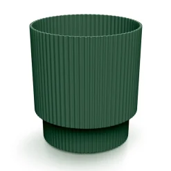 Jarrón MILLY round verde 21x19.5x19.5cm
