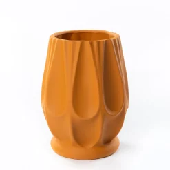 Jarrón naranja de cerámica 26.5cm