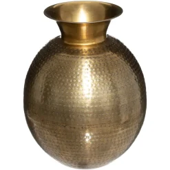 Jarrón OASIS dorado de metal 40cm