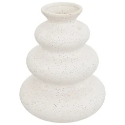 Jarrón Olm De Cerámica Blanca 16x20Cm