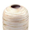 Jarrón Rayas Beige 24Cm