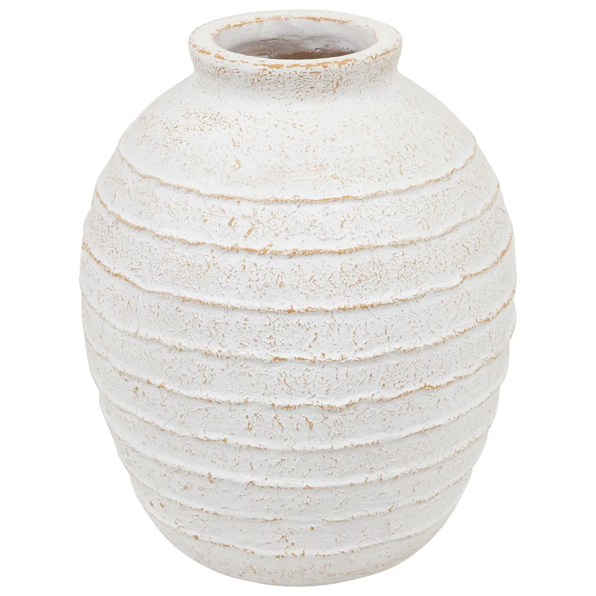 Jarrón ROMIA beige de cerámica 38cm