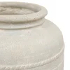 Jarrón ROMIA beige de cerámica 46cm