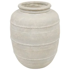 Jarrón ROMIA beige de cerámica 46cm