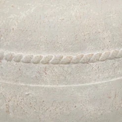 Jarrón ROMIA beige de cerámica 46cm