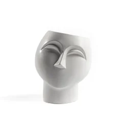 Jarrón Rostro De Mujer 19x19x20Cm