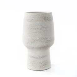 Jarrón SABRE gris de barro 27cm