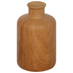 Jarrón SOA de cerámica efecto madera 17.5 cm