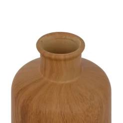 Jarrón SOA de cerámica efecto madera 17.5 cm