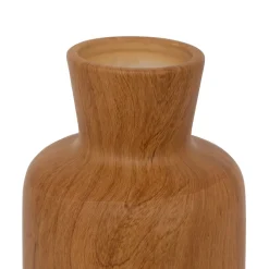 Jarrón SOA de cerámica efecto madera 30cm