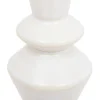 Jarrón Sol Blanca De Cerámica 14cm