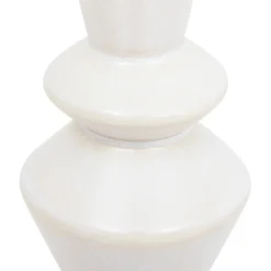 Jarrón Sol Blanca De Cerámica 14cm