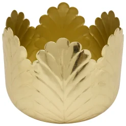 Jarrón tamaño 2/2 BELLI dorado 18cm