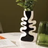 JarrónTWISTED LIME de cerámica 28cm