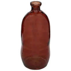 Jarrón ULY ámbar de vidrio reciclado 73cm