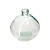 Jarrón Uly Transparente De Vidrio Reciclado 22cm