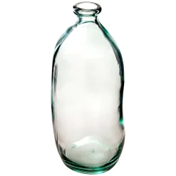 Jarrón Uly Transparente De Vidrio Reciclado 73cm