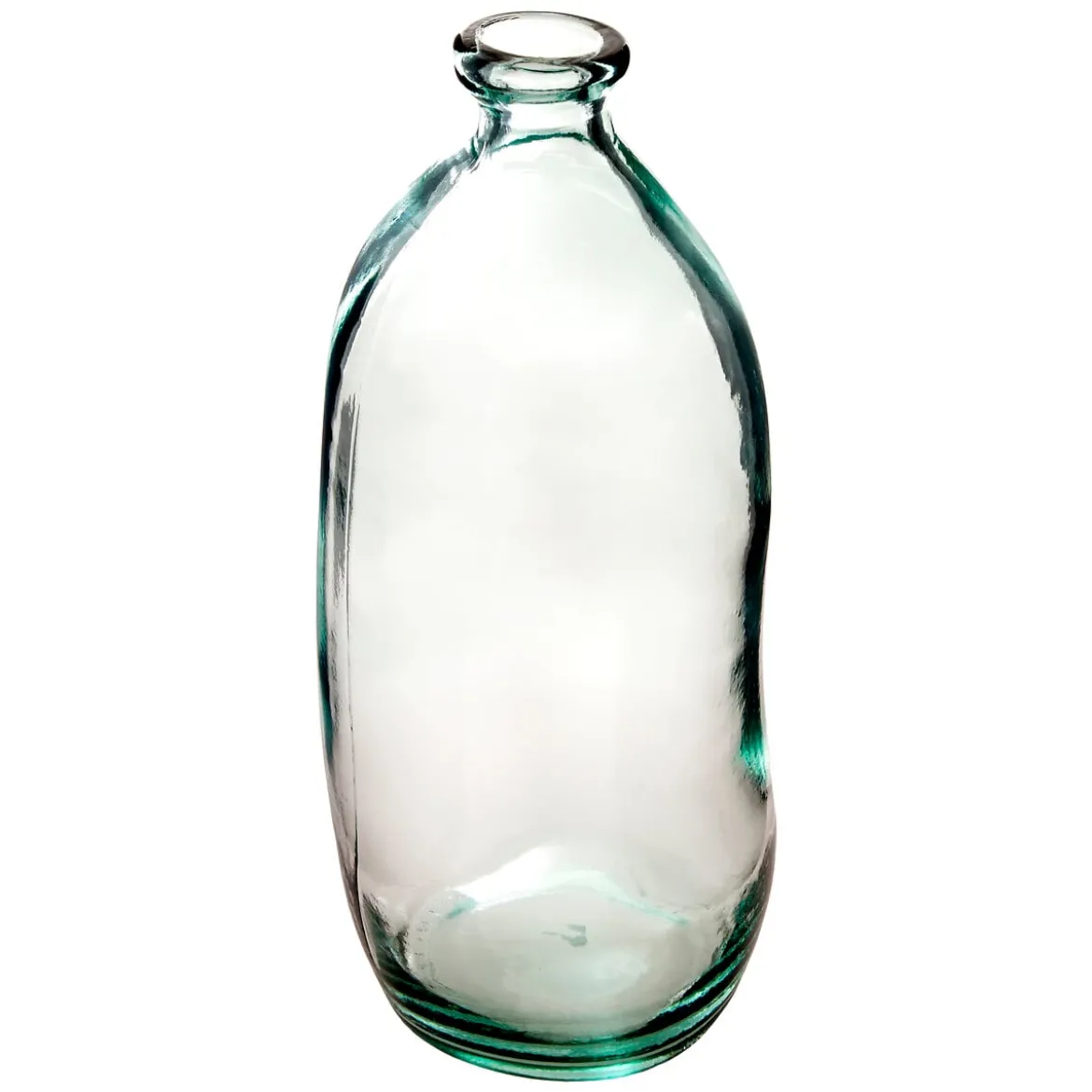 Jarrón Uly Transparente De Vidrio Reciclado 73cm