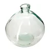 Jarrón Uly Transparente De Vidrio Reciclado 33cm