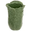 Jarrón verde de cerámica 20cm