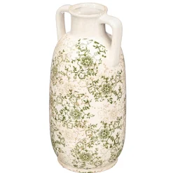 Jarrón verde de cerámica 38cm