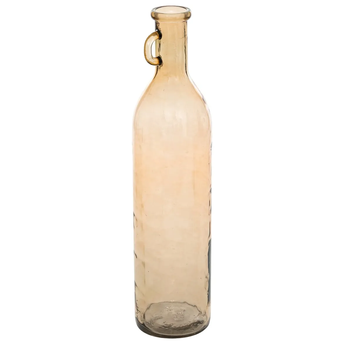 Jarrón YANA rosa claro de vidrio reciclado 75cm
