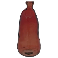 Jarron ULY ámbar de vidrio reciclado 51cm