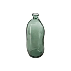 Jarron Uly Verde De Vidrio Reciclado 35cm