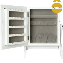 Joyero De Mdf Con Espejo 15x22x28Cm