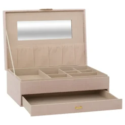 Joyero ENYA beige 27.5x19x10cm