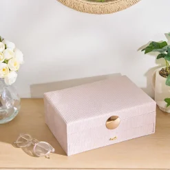 Joyero ENYA beige 27.5x19x10cm