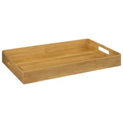 Juego 2 Bandejas De Bambú