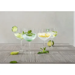 Juego 4 Copas De Gin Tonic Vidrio 70Cl