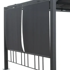 Juego 4 Cortinas Para Pérgola Moai 3x4M