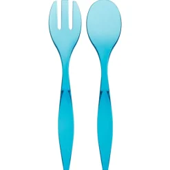 Juego 2 Cubiertos P/Ensalada Azul