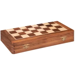 Juego De Ajedrez De Madera 33x30x3Cm
