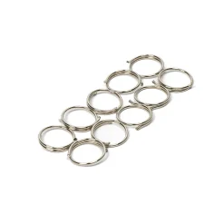 Juego De 10 Argollas Plateadas